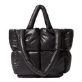 Quilted Nylon Tote Bag