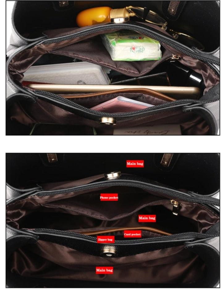 Leather Phone Bag with Practical Detail