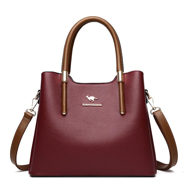 Leather Phone Bag with Practical Detail