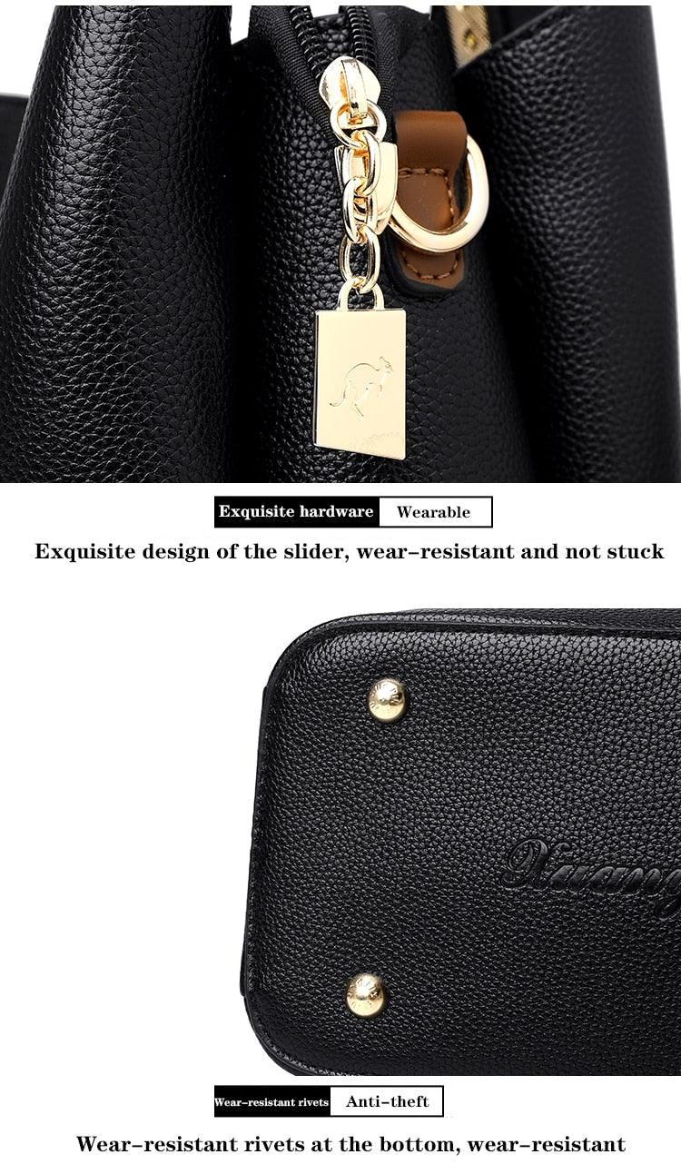 Leather Phone Bag with Practical Detail