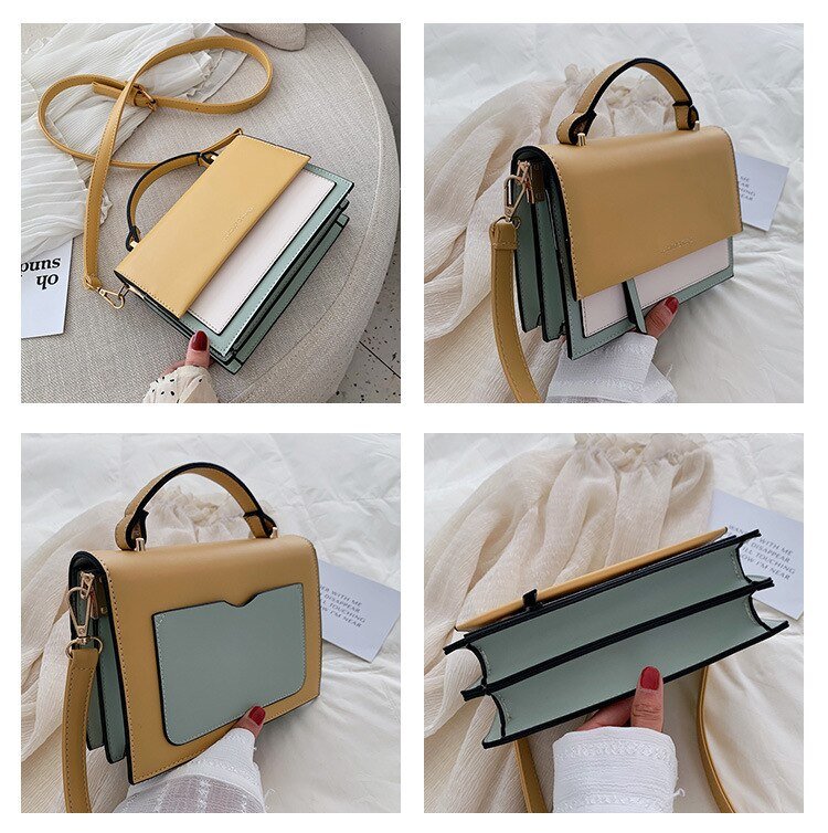 Modern Leather Tote Bag
