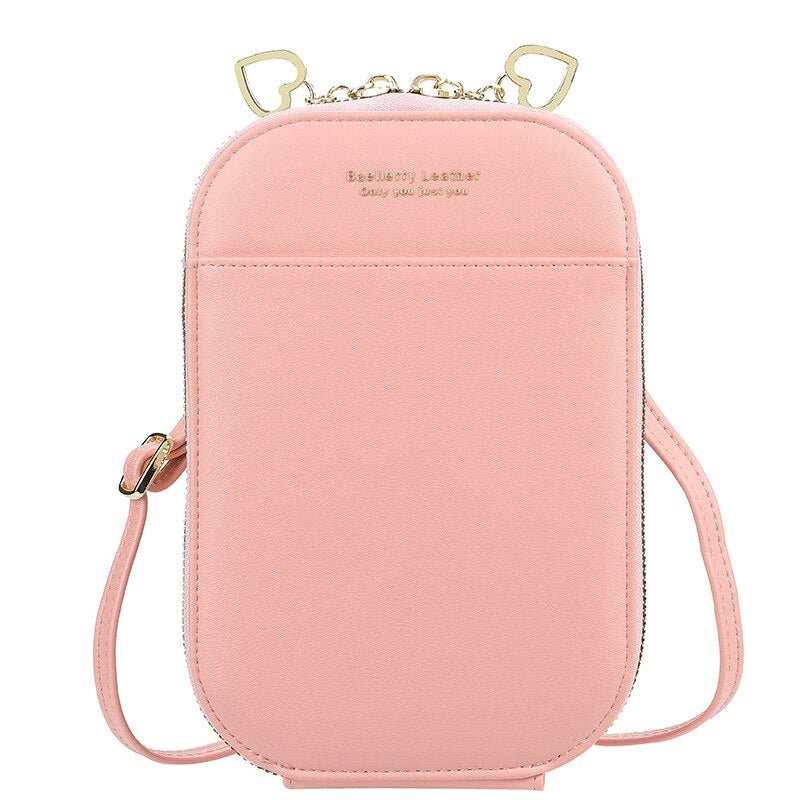 Quilted PU Leather Purse