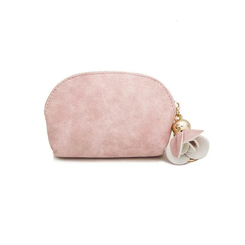 Mini Zip Leather Pouch