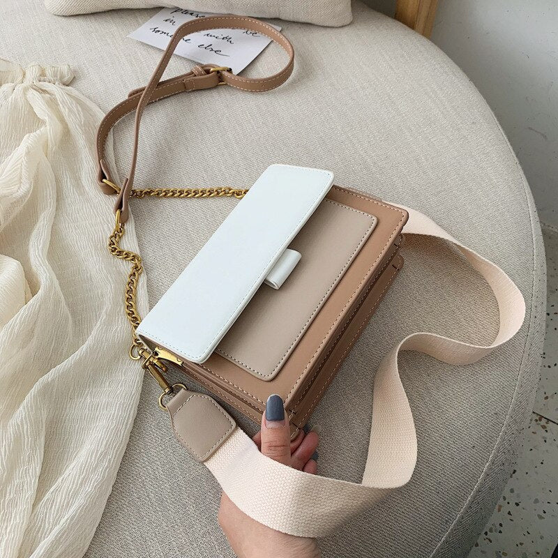 Monogram Leather Crossbody Bag