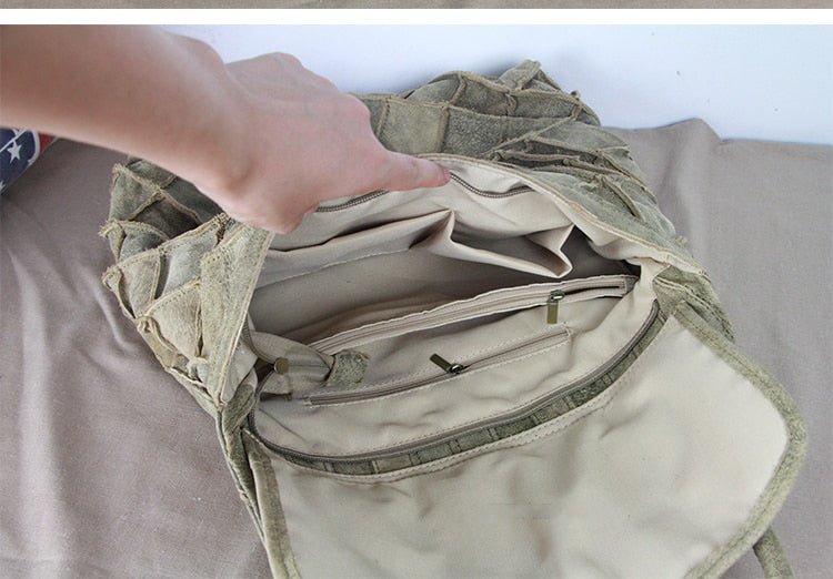 Genuine Leather Backpack with Refined Detail