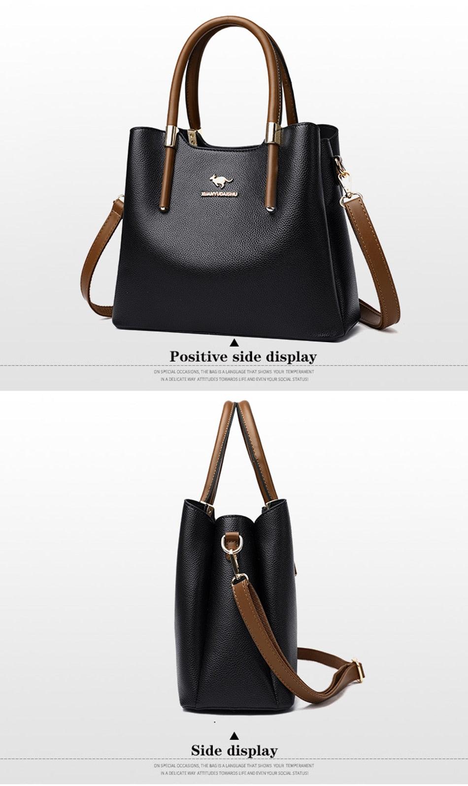 Leather Phone Bag with Practical Detail