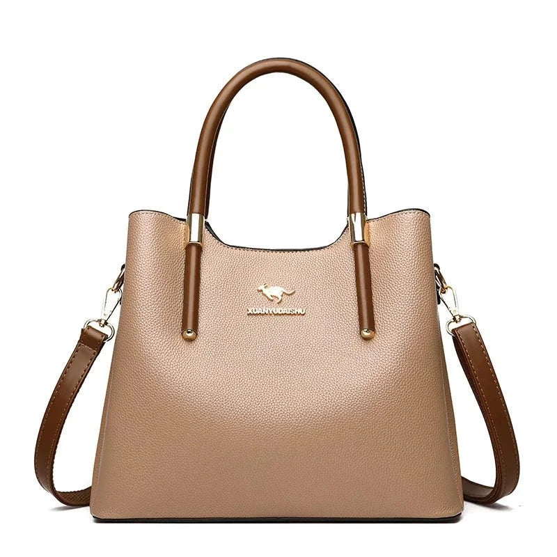 Leather Phone Bag with Practical Detail