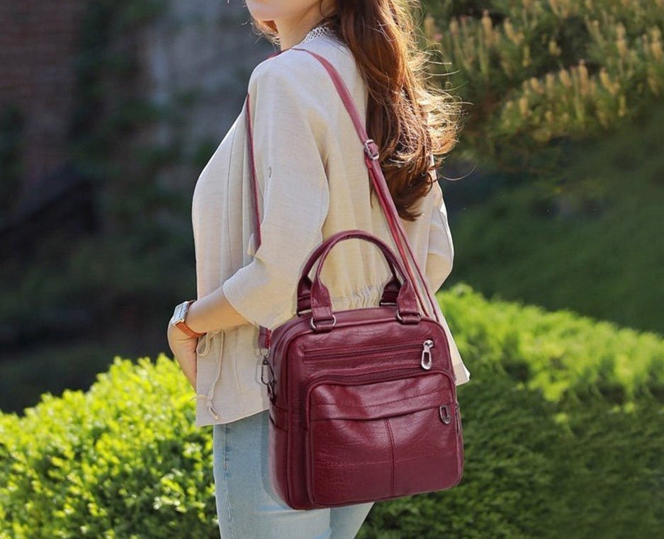 PU Leather Backpack with Refined Detail