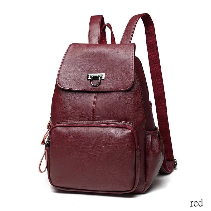 Commuter Genuine Leather Backpack