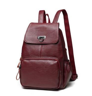 Commuter Genuine Leather Backpack