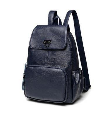 Commuter Genuine Leather Backpack