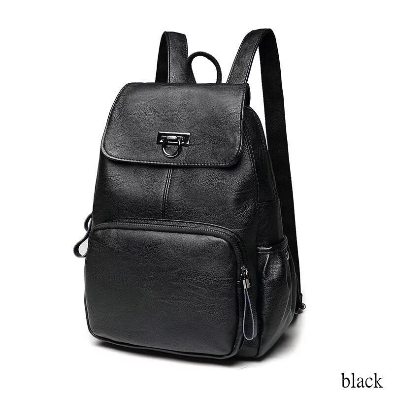 Commuter Genuine Leather Backpack
