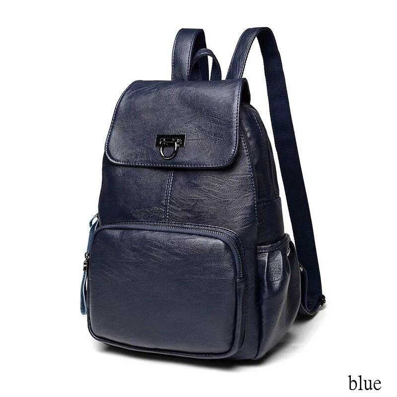Commuter Genuine Leather Backpack