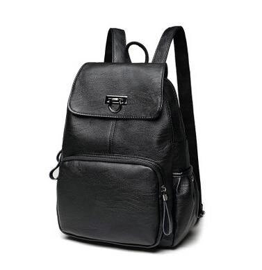 Commuter Genuine Leather Backpack