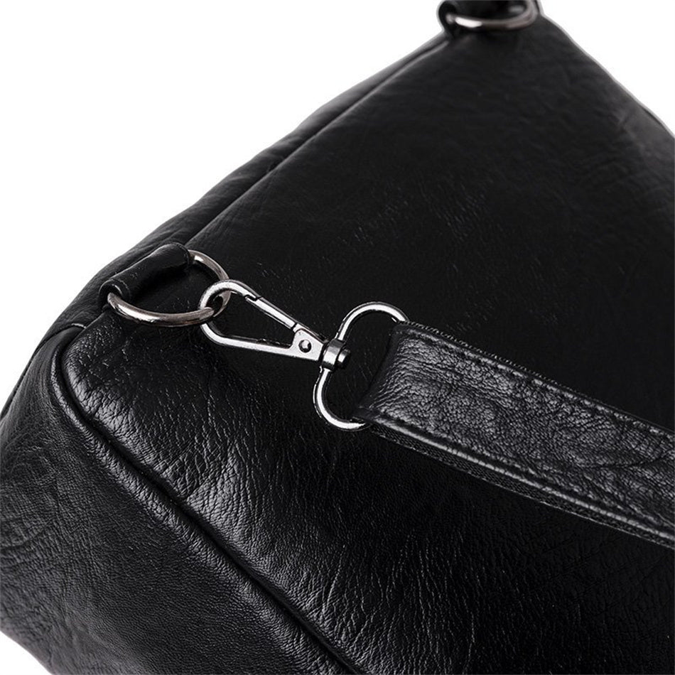 PU Leather Backpack with Refined Detail