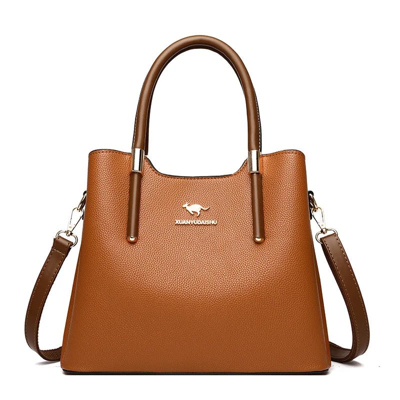 Leather Phone Bag with Practical Detail