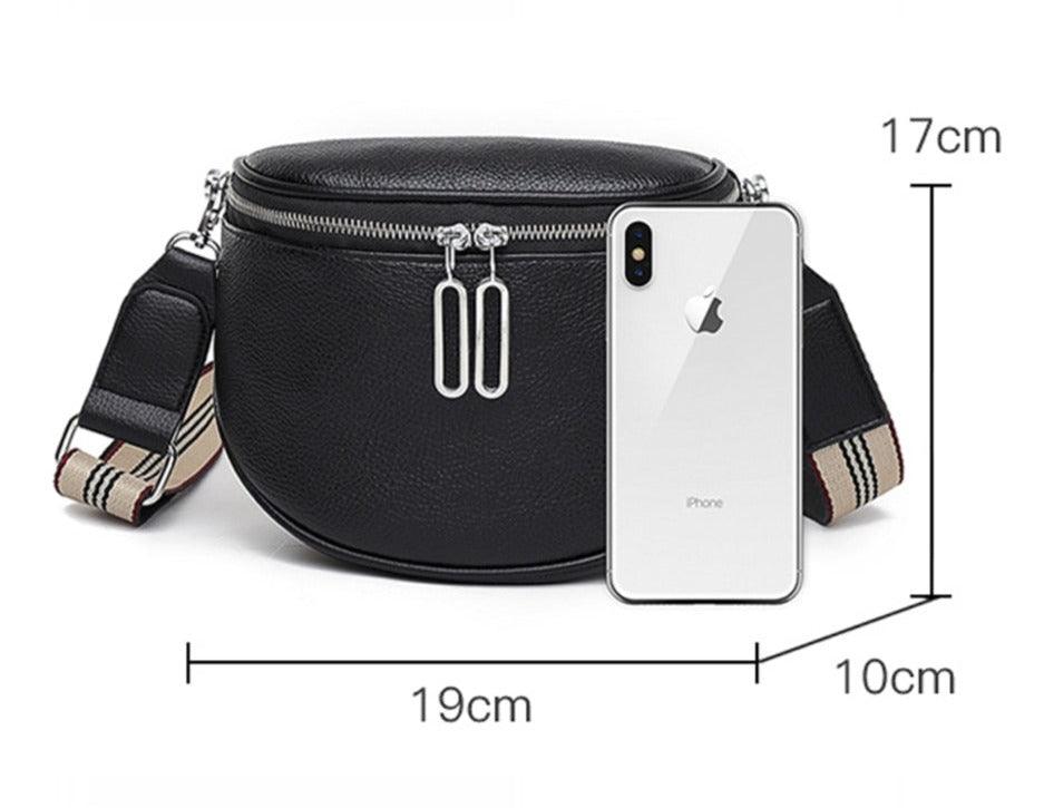 Leather Belt Bag with Mini Detail