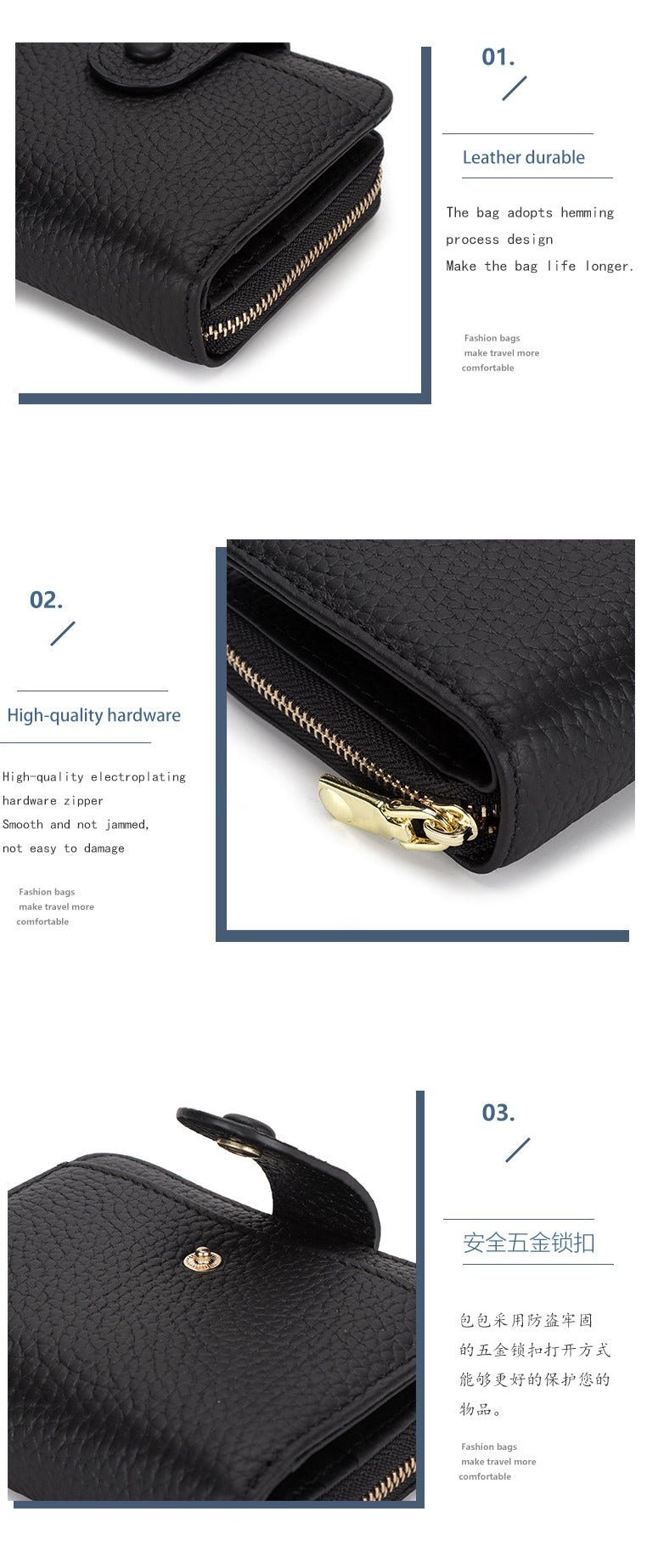 Statement Genuine Leather Wallet