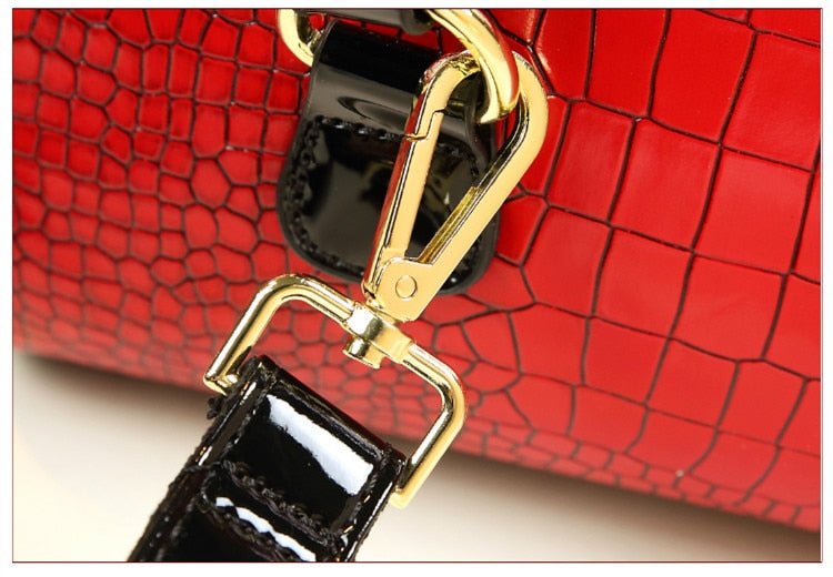 Round Genuine Leather Phone Bag
