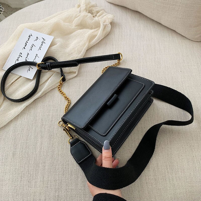 Monogram Leather Crossbody Bag