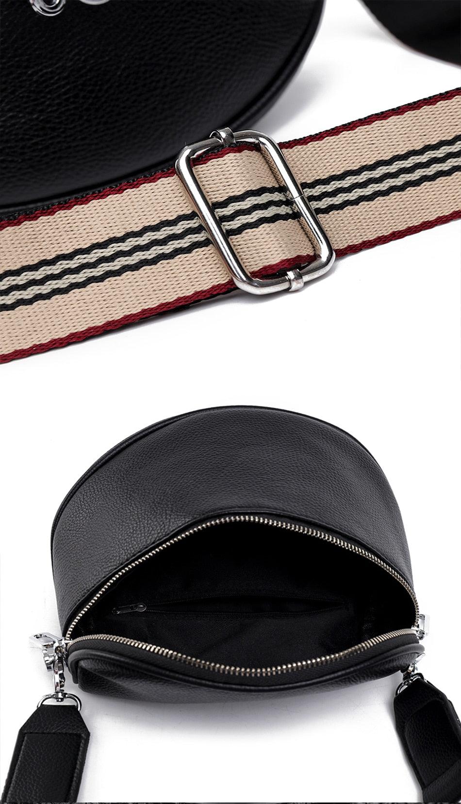 Leather Belt Bag with Mini Detail