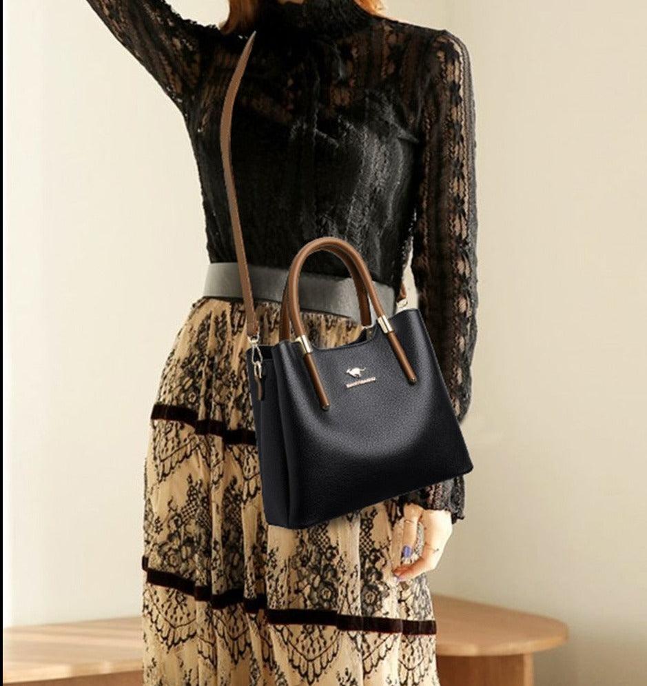 Leather Phone Bag with Practical Detail