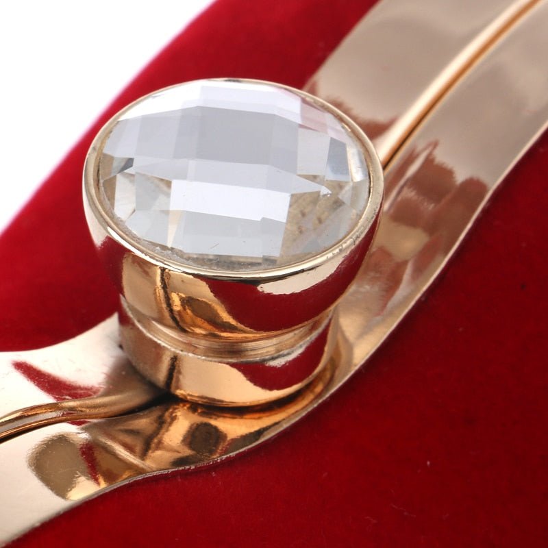 Velvet Evening Clutch with Signature Detail