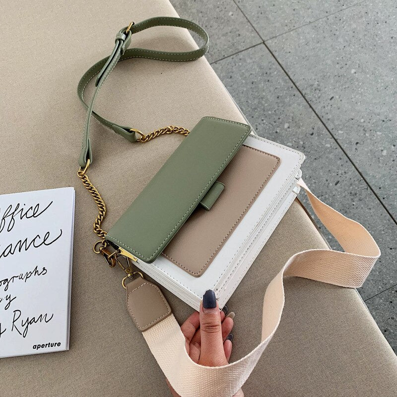 Monogram Leather Crossbody Bag
