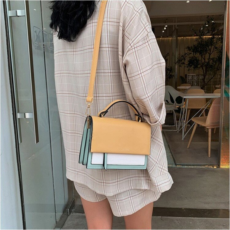Modern Leather Tote Bag