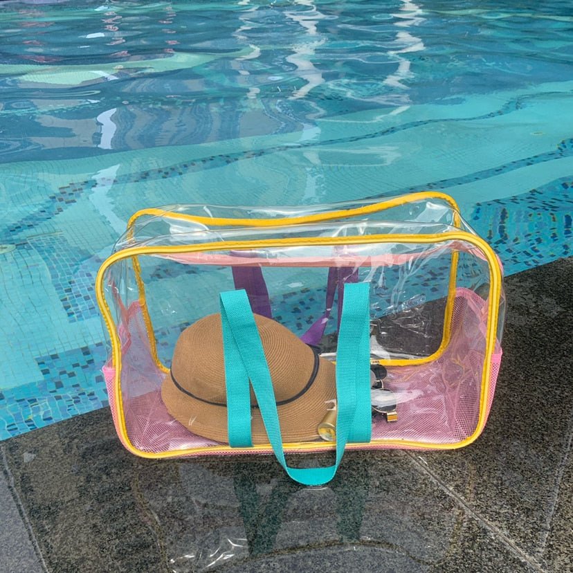Transparent Messenger Bag in PVC