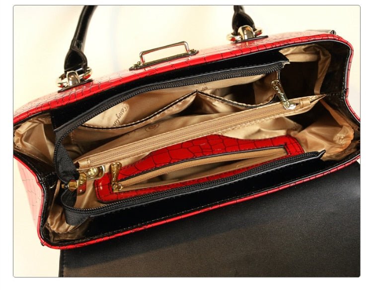 Round Genuine Leather Phone Bag