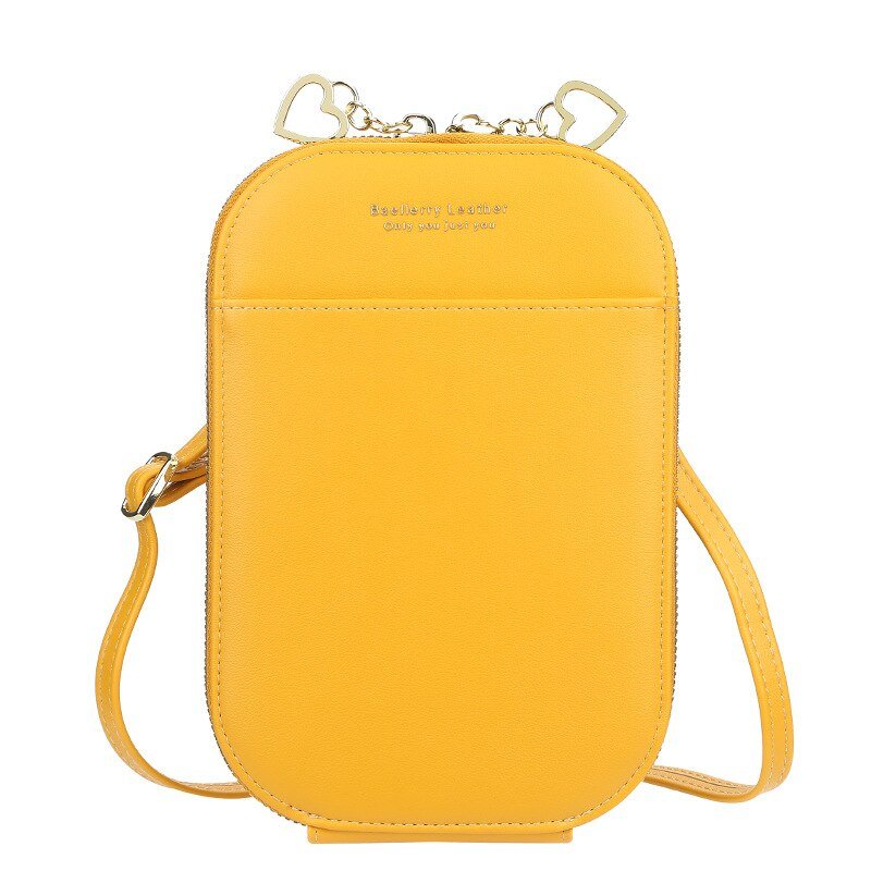 Quilted PU Leather Purse