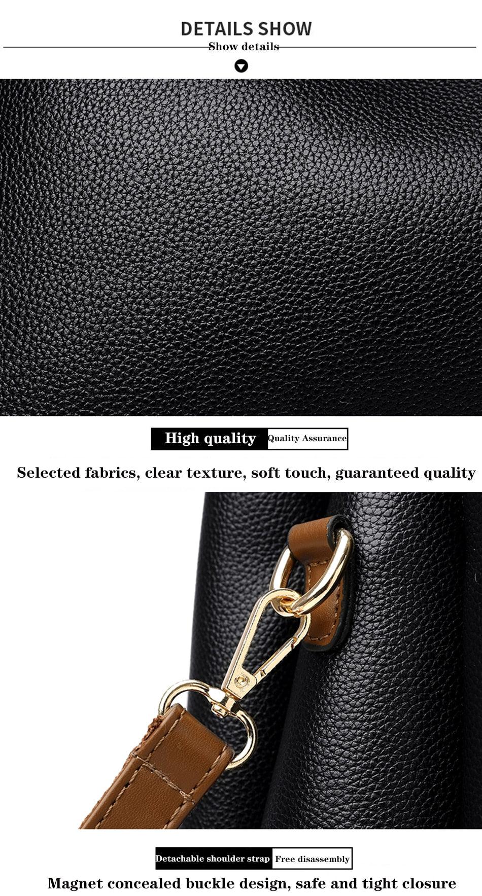 Leather Phone Bag with Practical Detail