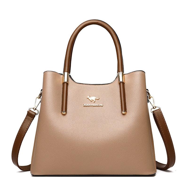 Leather Phone Bag with Practical Detail
