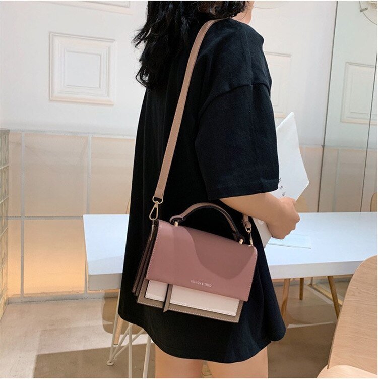 Modern Leather Tote Bag