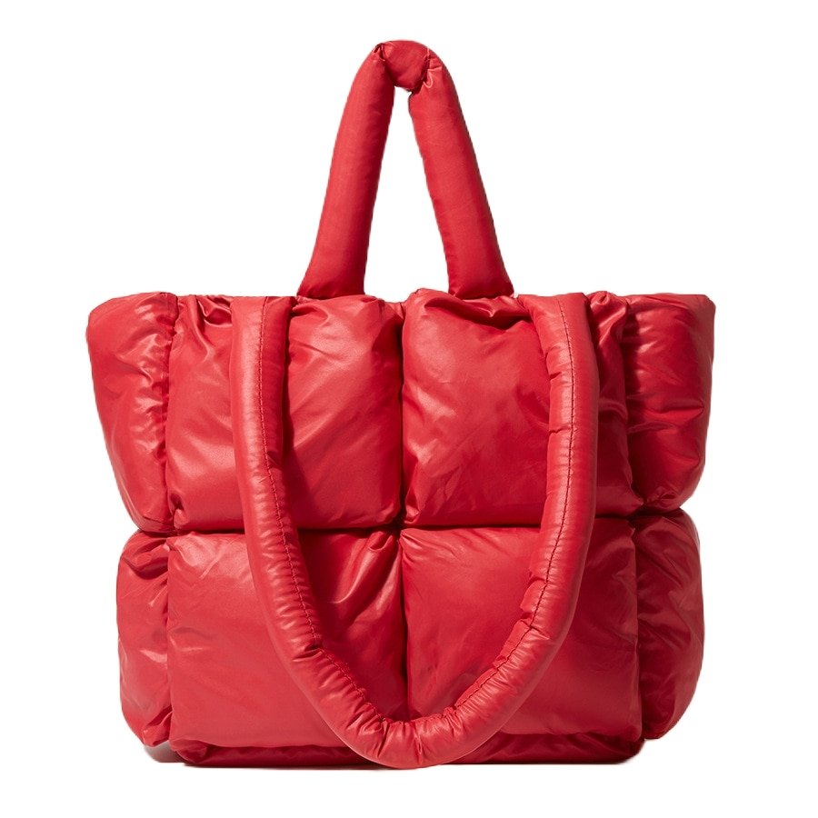 Quilted Nylon Tote Bag