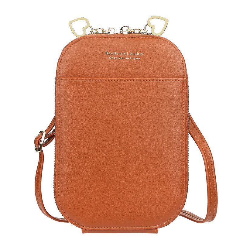 Quilted PU Leather Purse