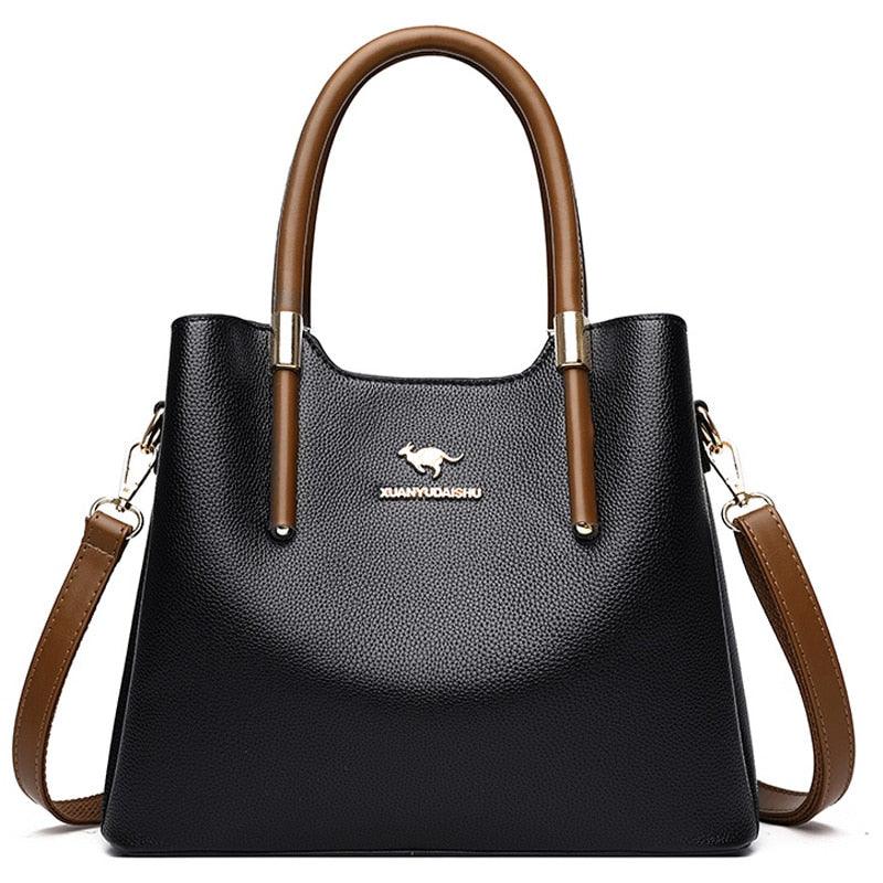 Leather Phone Bag with Practical Detail