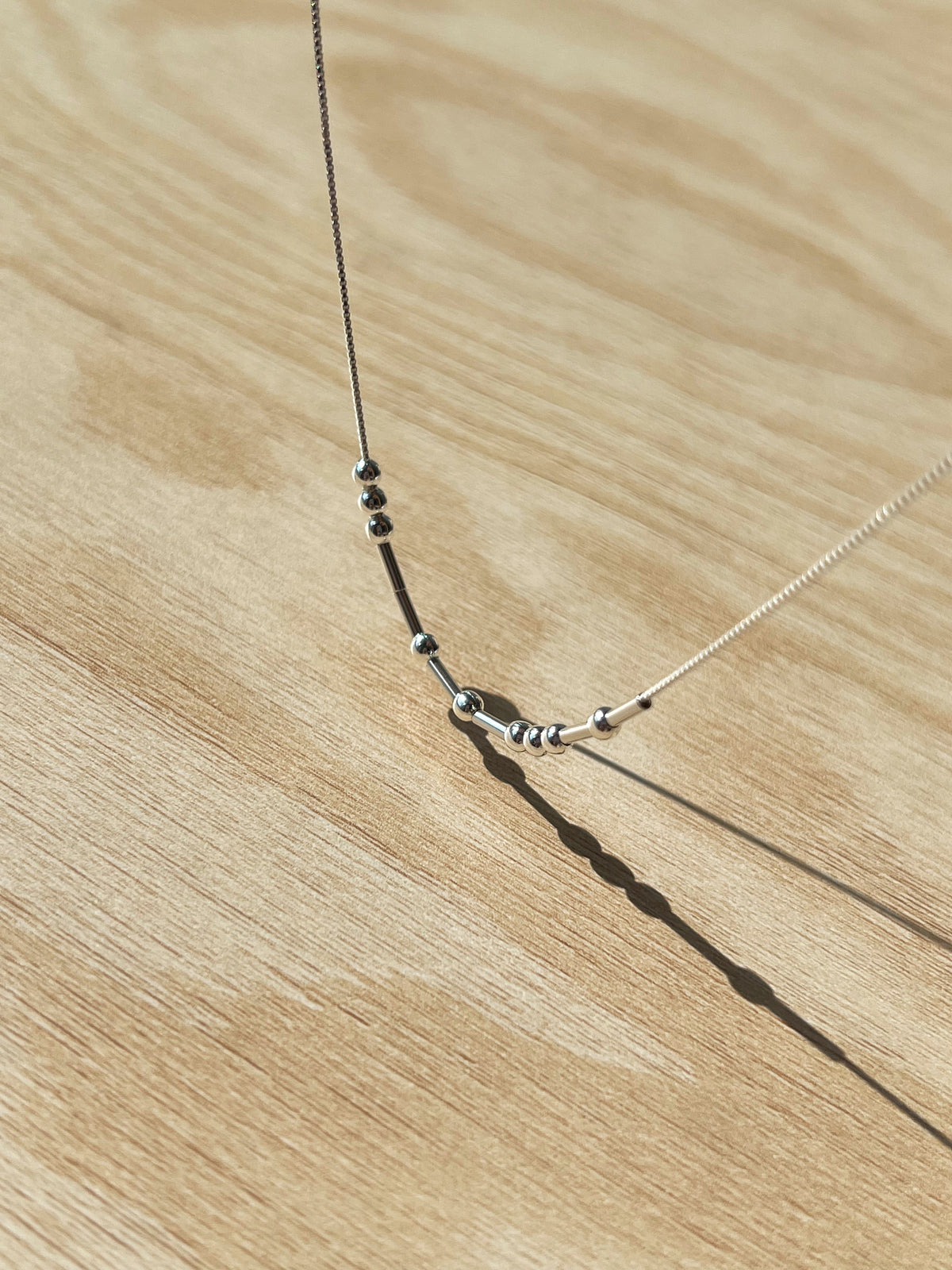 Morse Code Necklace - A Message Between Us