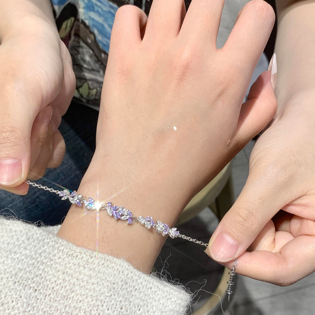 Smart Bracelet in Sterling Silver