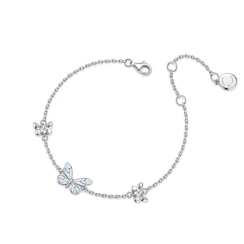 Butterfly Sterling Silver Bracelet