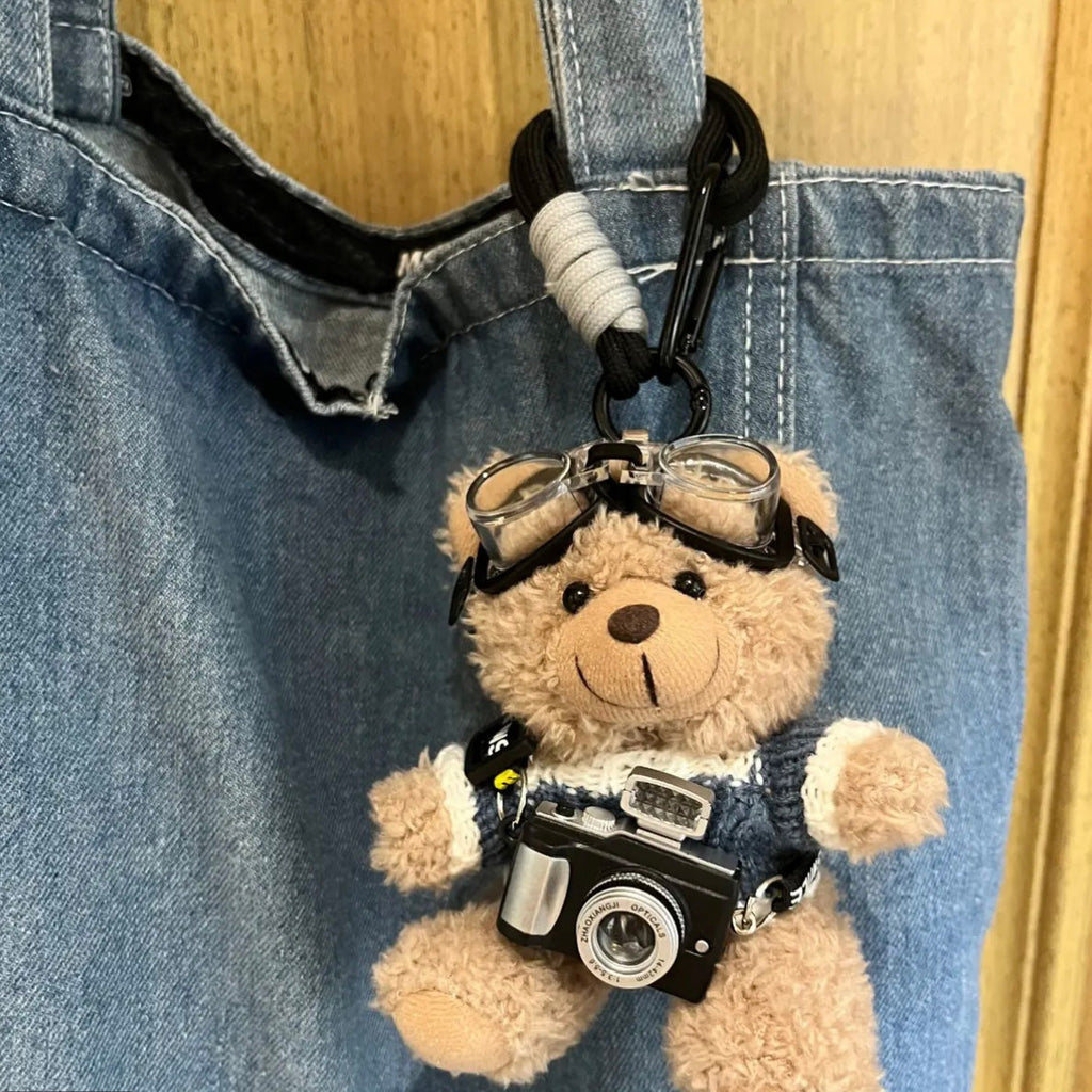 Retro Snapshot Bear Charm