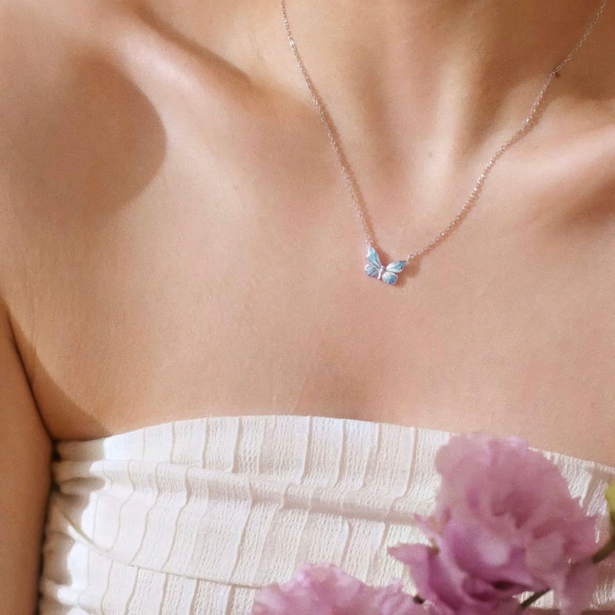 Refined Butterfly Necklace