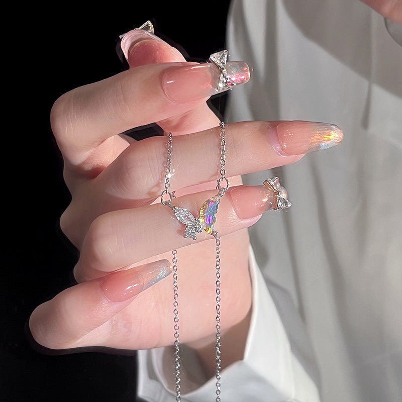 Necklace with Butterfly Detail