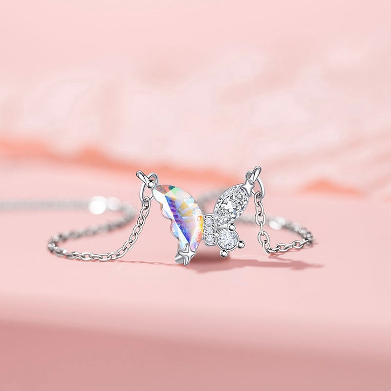 Necklace with Butterfly Detail