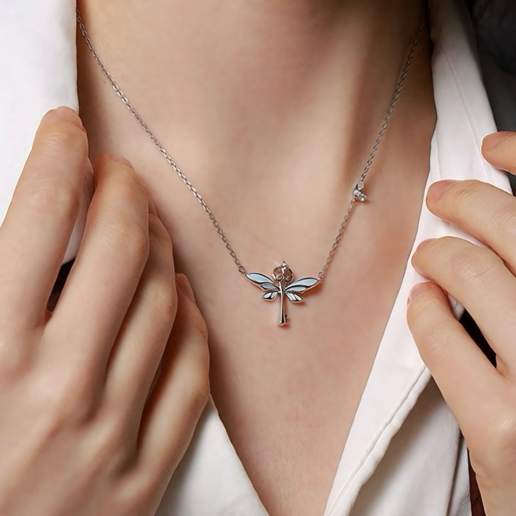 Polished Butterfly Necklace
