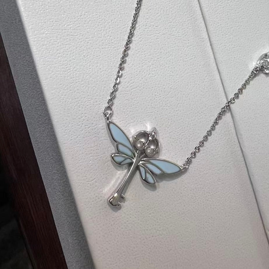 Polished Butterfly Necklace