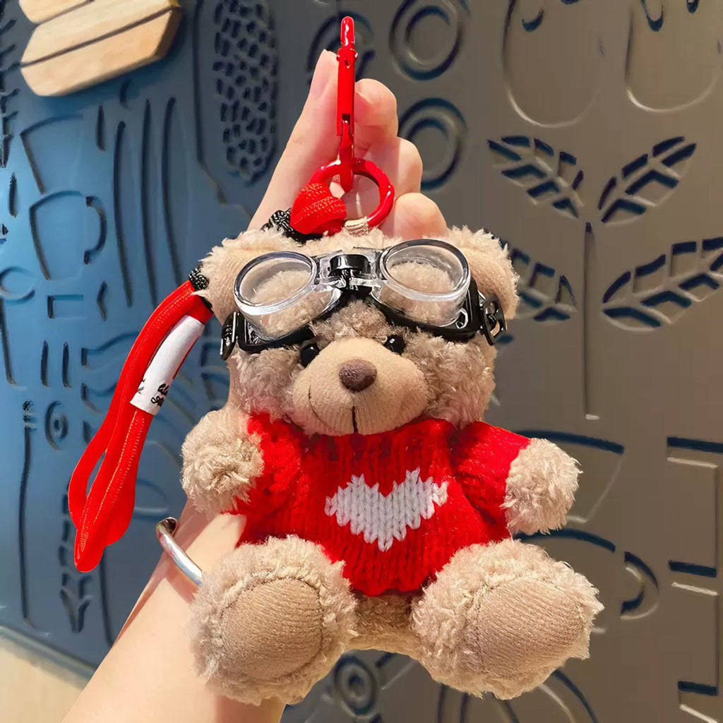 Aviator Teddy Bear Charm