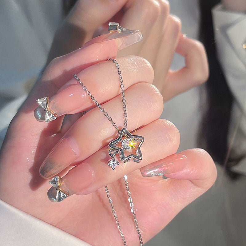 Structured Star Necklace