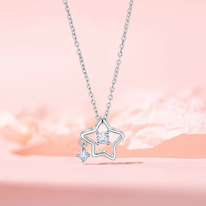 Structured Star Necklace